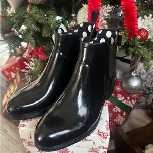 Kate Spade Black Ankle Boots